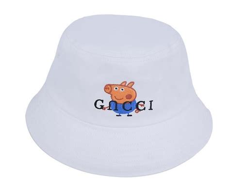 online gucci peppa pig bucket hats|gucci hats for women.